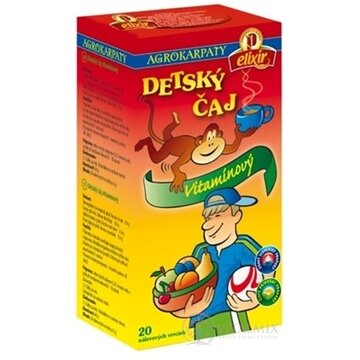 AGROKARPATY DETSKÝ ČAJ Vitamínový čistý prírodný produkt, 20x2 g (40 g) obrázok