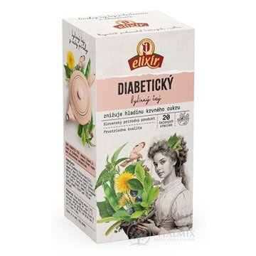 AGROKARPATY DIABETICKÝ ČAJ bylinný čaj, čistý prírodný produkt 20x2 g (40 g) obrázok