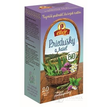 AGROKARPATY elixír BIO Priedušky a kašeľ bylinný čaj v nálevových vreckách 20x2 g (40 g) obrázok