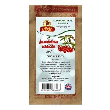 AGROKARPATY JARABINA VTÁČIA plod bylinný čaj 1x30 g obrázok