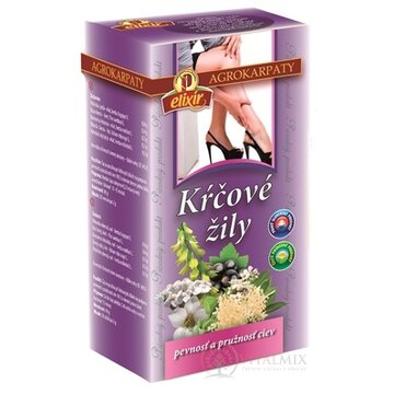 AGROKARPATY KŔČOVÉ ŽILY bylinný čaj, čistý prírodný produkt, 20x2 g (40 g) obrázok