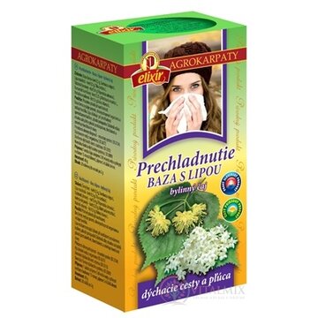AGROKARPATY Prechladnutie BAZA S LIPOU bylinný čaj 20x2 g (40 g) obrázok