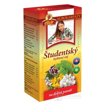 AGROKARPATY ŠTUDENTSKÝ čaj, Pamäť bylinný čaj 20x2 g (40 g) obrázok