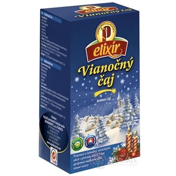 AGROKARPATY Vianočný čaj čistý prírodný produkt, 20x1,5 g (30 g) obrázok