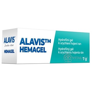 ALAVIS HEMAGEL hydrofilný gél 1x7 g obrázok