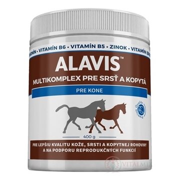 ALAVIS MULTIKOMPLEX PRE SRSŤ A KOPYTÁ prášok pre kone 1x400 g obrázok