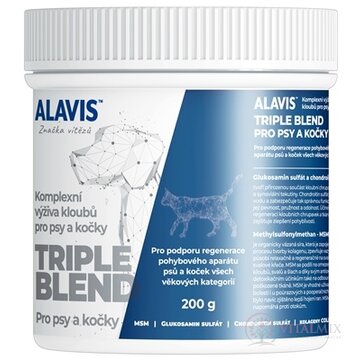 ALAVIS TRIPLE BLEND Pre psy a mačky prášok 1x200 g obrázok