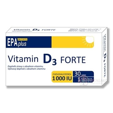 ALFA VITA Vitamin D3 FORTE 1000 I.U. EPAplus tbl 1x30 ks obrázok