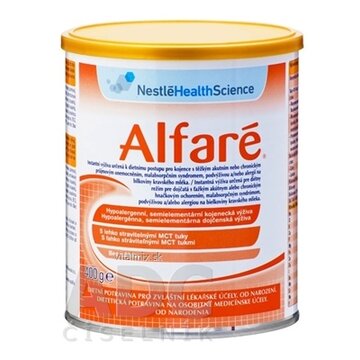 ALFARÉ plv (dietetická potravina pre dojčatá od narodenia) 1x400 g obrázok