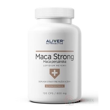 ALIVER Maca Peruánska STRONG cps (Lepidium meyenii koncentrát 6:1) 1x120 ks obrázok