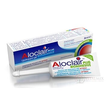 Aloclair PLUS BIOADHESIVE upokojujúci gél pri aftách a drobných poraneniach úst 1x8 ml obrázok