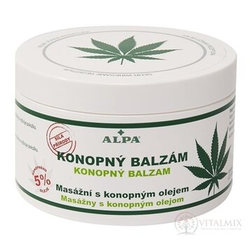 ALPA KONOPNÝ BALZAM masážny s konopným olejom 1x250 ml obrázok