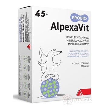 AlpexaVit PROBIO 45+ cps (inov.2023) 1x30 ks obrázok