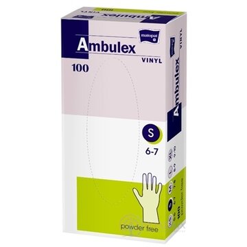 Ambulex rukavice VINYL veľ. S, nesterilné, nepúdrované 1x100 ks obrázok