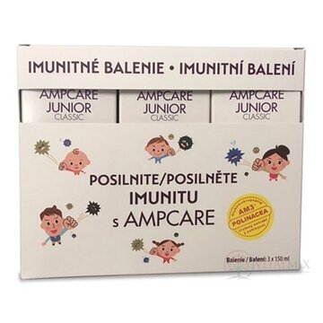 AMPCARE JUNIOR CLASSIC IMUNITNÉ BALENIE sirup 3x150 ml obrázok