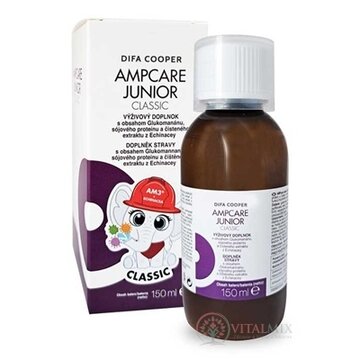 AMPCARE JUNIOR CLASSIC sirup (inov.2025) 1x150 ml obrázok