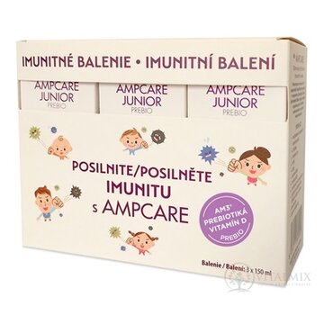 AMPCARE JUNIOR PREBIO IMUNITNÉ BALENIE sirup 3x150 ml obrázok
