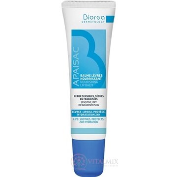 Apaisac BIORGA Vyživujúci balzam na pery modrá rada (Nourishing Lip Balm) 1x15 ml obrázok