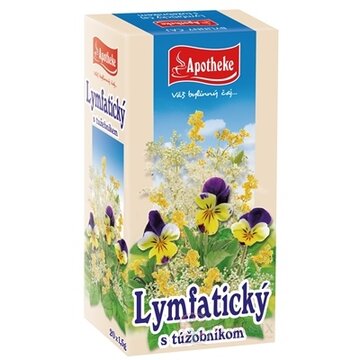 APOTHEKE ČAJ LYMFATICKÝ S TÚŽOBNÍKOM bylinný čaj v nálevových vreckách 20x1,5 g (30 g) obrázok
