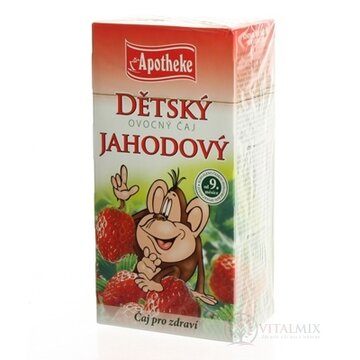 APOTHEKE DETSKÝ OVOCNÝ ČAJ JAHODOVÝ (od ukončeného 9. mesiaca) 20x2 g (40 g) obrázok