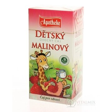 APOTHEKE DETSKÝ OVOCNÝ ČAJ MALINOVÝ (od ukončeného 9. mesiaca) 20x2 g (40 g) obrázok
