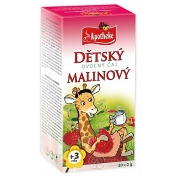 APOTHEKE DETSKÝ OVOCNÝ ČAJ MALINOVÝ (vhodné pre deti od 3 rokov) 20x2 g (40 g) obrázok