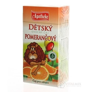 APOTHEKE DETSKÝ OVOCNÝ ČAJ POMARANČOVÝ (od 1. roku) 20x2 g (40 g) obrázok