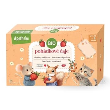 APOTHEKE KOLEKCIA Rozprávkové čaje BIO ovocné a bylinné čaje (3 druhy) v nálevových vreckách 3x20 ks (60 ks) obrázok