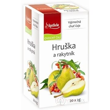 APOTHEKE PREMIER SELECTION ČAJ HRUŠKA A RAKYTNÍK 20x2 g (40 g) obrázok