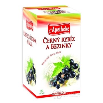 APOTHEKE PREMIER SELECTION ČAJ RÍBEZĽA ČIER.A BAZA 20x2 g (40 g) obrázok