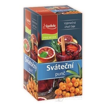 APOTHEKE PREMIER SVIATOČNÝ PUNČ bylinný čaj v nálevových vreckách 20x2 g (40 g) obrázok