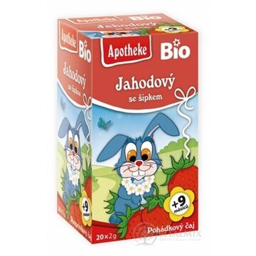 APOTHEKE ROZPRÁVKA Jahodový Bio ovocný čaj (od ukončeného 9. mesiaca) 20x2 g (40 g) obrázok
