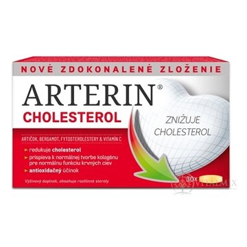 ARTERIN CHOLESTEROL tbl 1x30 ks obrázok
