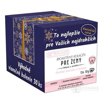 asp BIOAKTÍVNY KOLAGÉN PRE ŽENY Vianoce nápoj v prášku, vrecúška 30x10 g (300 g) obrázok