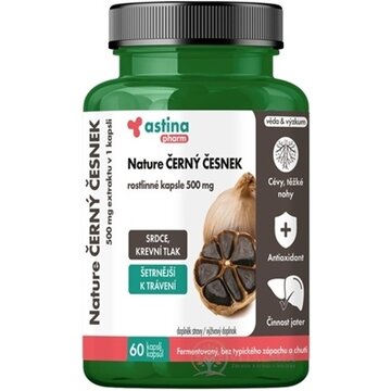 Astina Pharm Nature ČIERNY CESNAK cps 1x60 ks obrázok