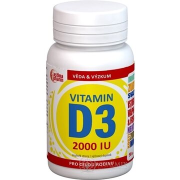 Astina Pharm Vitamín D3 2000 IU cps 1x90 ks obrázok