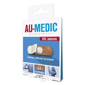 AU-MEDIC blokátor bolesti náplasti (crystal tape) 1x28 ks obrázok