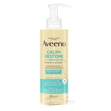 Aveeno CALM+RESTORE Foaming cleanser čistiaca pena 1x200 ml obrázok