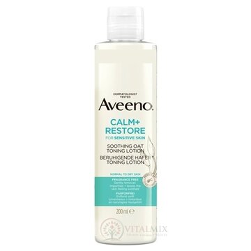 Aveeno CALM+RESTORE Soothing oat toning lotion upokojujúci toner s ovsom 1x200 ml obrázok