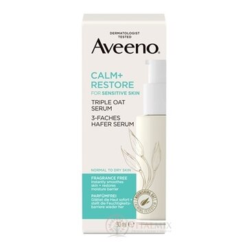 Aveeno CALM+RESTORE Triple oat serum pleťové sérum 1x30 ml obrázok