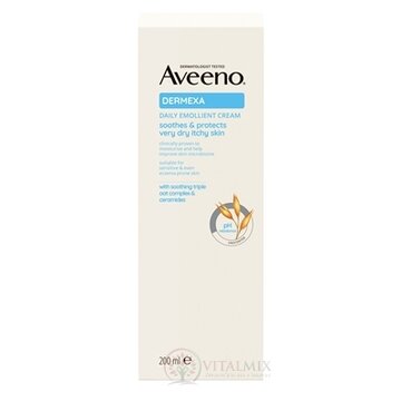 Aveeno DERMEXA Daily emollient cream emolienčný telový krém 1x200 ml obrázok
