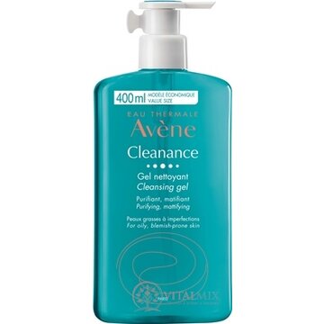 AVENE CLEANANCE GEL NETTOYANT (inov. 2020) čistiaci gél bez mydla, mastná pleť 1x400 ml obrázok