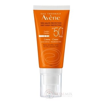 AVENE CRÈME SPF50+ SANS PARFUM (TRÈS HAUTE PROT.) krém bez parfumácie: veľmi vysoká ochrana, inovácia 2018, 1x50 ml obrázok