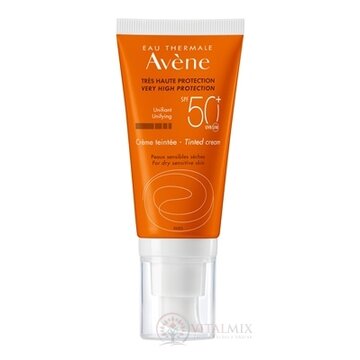 AVENE CRÈME TEINTÉE SPF50+ (TRÈS HAUTE PROTECTION) tónovací krém  (veľmi vysoká ochrana), inovácia 2018, 1x50 ml obrázok