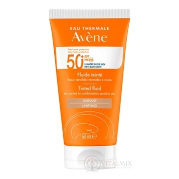 AVENE Tónovací FLUID SPF50+ UNIFYING normálna citlivá pleť  1x50 ml obrázok