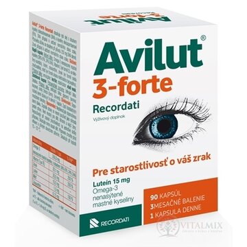 AVILUT 3-forte Recordati cps 9x10 ks (90 ks) obrázok