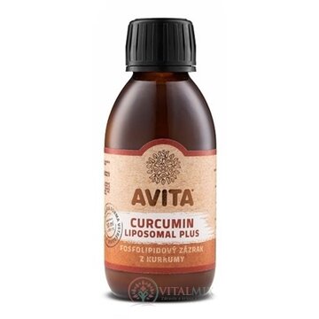 AVITA CURCUMIN LIPOSOMAL Plus roztok, fosfolipidový komplex 1x150 ml obrázok