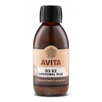 AVITA D3 K2 LIPOSOMAL PLUS fosfolipidový komplex 1x200 ml obrázok