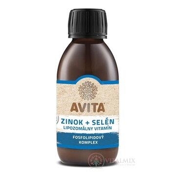AVITA ZINOK + SELÉN LIPOZOMALNÝ VITAMÍN fosfolipidový komplex 1x200 ml obrázok