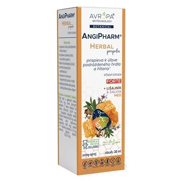 AVROPA AngiPharm Herbal Propolis ústny sprej 1x30 ml obrázok